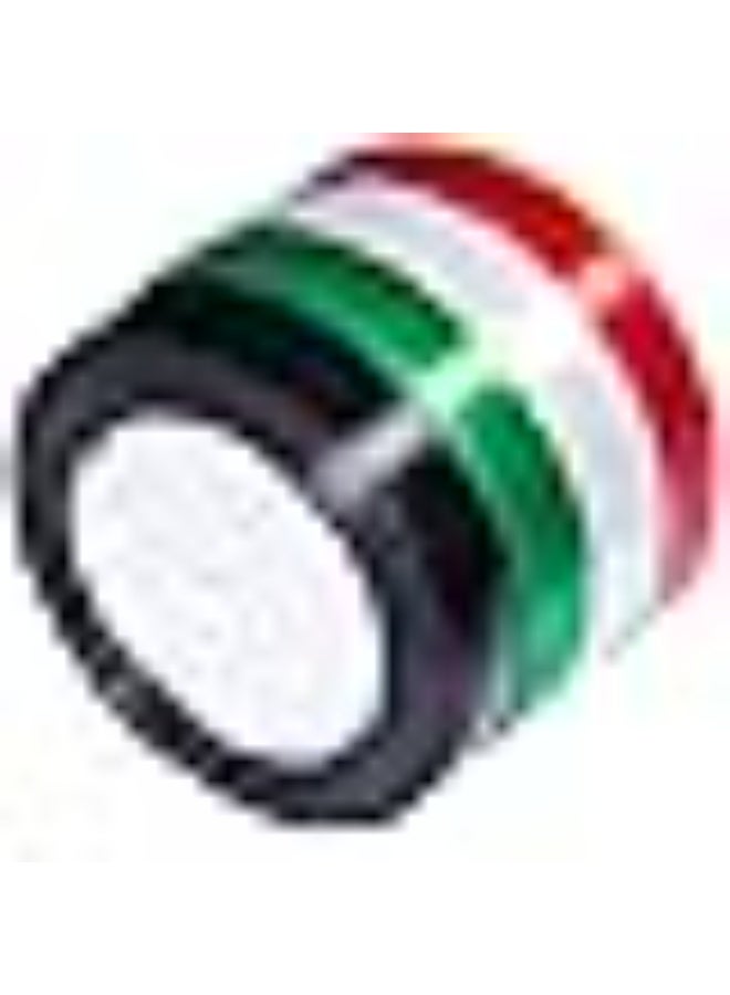 اليوم الوطني دولة الإمارات العربية المتحدة العلم 4 ألوان جميلة الصلبة الشريط لفة - Image 2