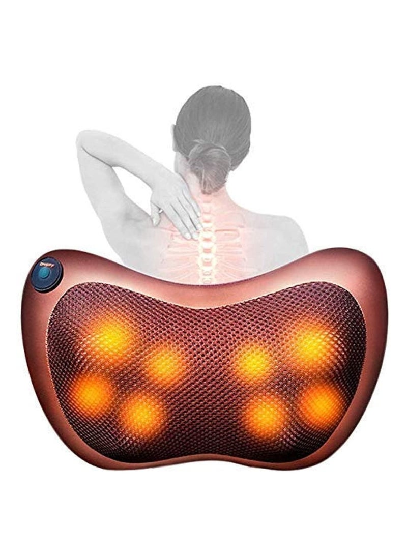 Generic Multifuction Massage Pillow with 8 Massager Heads Heater Neck Shoulder Body Electric Massager Home, Office, Car, Bed Use  - Image 1