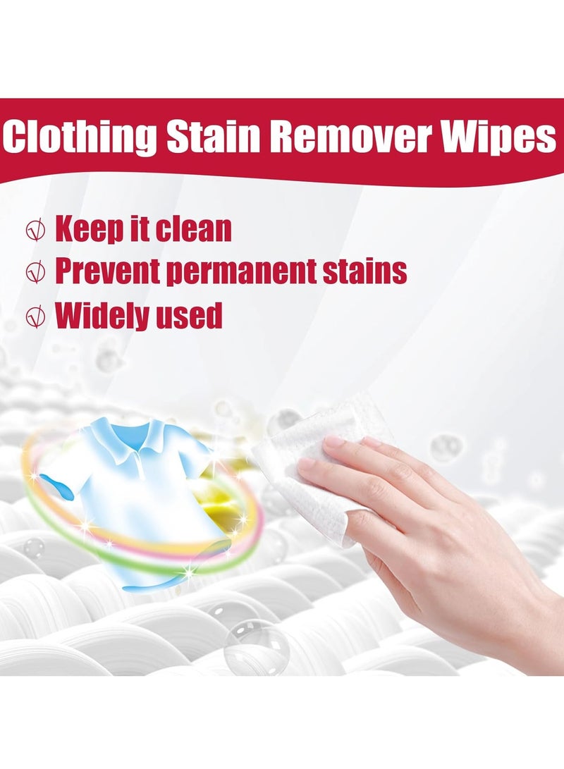 Generic 20 individually wrapped stain remover wipes, one-time use clothing stain remover wipes, with the perfect size for travel and pockets.  - Image 5