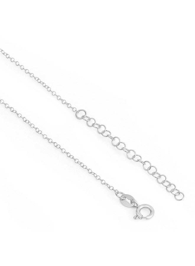 ZAVYA 925 Sterling silver Rhodium Plated Chain with Cubic Zirconia CZ Infinity Locket for Women | Stylish Silver Jewellery | Gift for Women & Girls | With Certificate of Authenticity and 925 Hallmark - Image 4