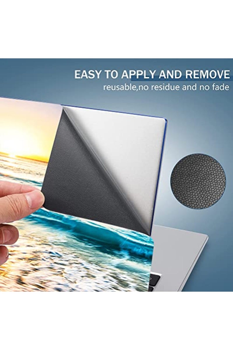 Newplenty Laptop Skin Sticker, 13.3 14 15 15.4 15.6 inch Laptop Skins, Universal Vinyl Decal, Dustproof Scratch Resistant Reusable Cover Protector with Free 2 Wrist Pads (Sea and Beach) - Image 5