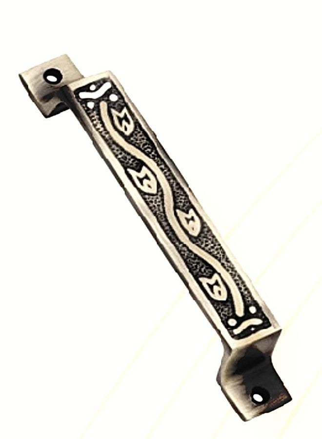 BRASK" Brass Window Handle 5" (125MM) Model NO. 359 Antique Finish (Pack of 2) - Image 1