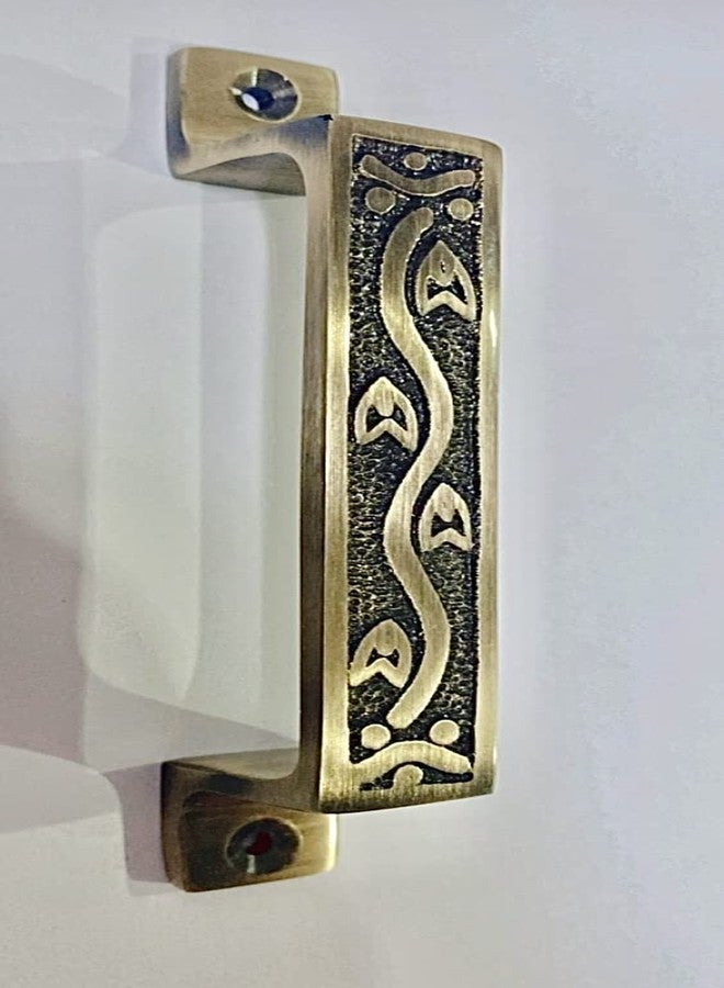 BRASK" Brass Window Handle 5" (125MM) Model NO. 359 Antique Finish (Pack of 2) - Image 3