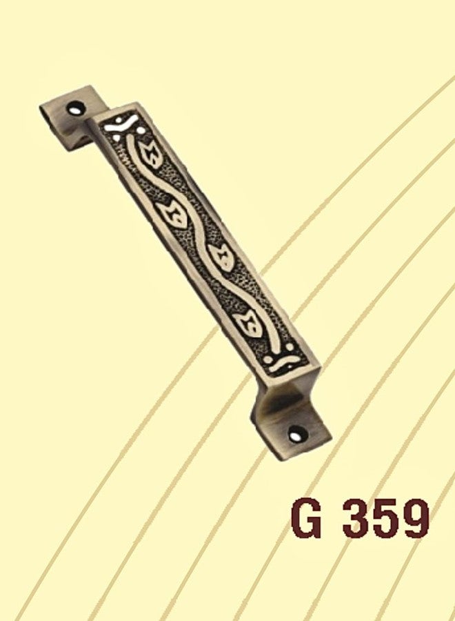 BRASK" Brass Window Handle 5" (125MM) Model NO. 359 Antique Finish (Pack of 2) - Image 2