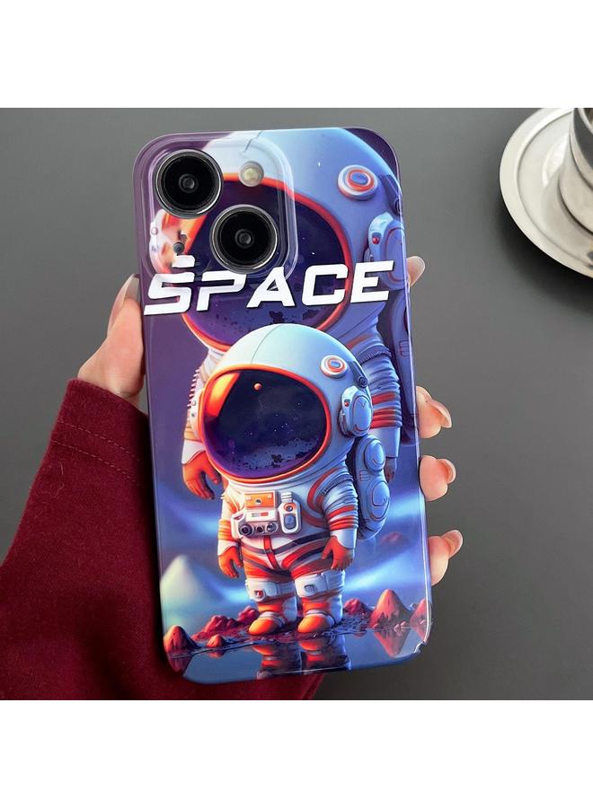 اس-توب جراب لهاتف iPhone 13 من الكمبيوتر الشخصي بفتحة دقيقة ونمط مرسوم - Image 1