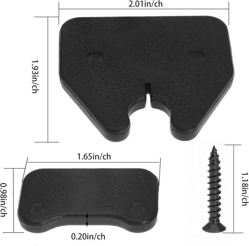 Seweder Sun Visor Repair Aluminum Sun Visor Clip Fix Kit for Dodge RAM 1500 Trucks 2019 2020 2021 2022 2023 - Image 3