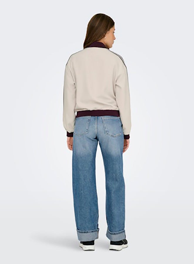 ONLY Onlmellie Life Panel Zip Jacket Cc Pnt - Image 4