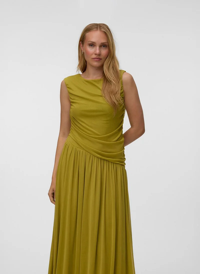 فيرو مودا Women's VMPENELOPE Sleeveless Jersey Maxi Dress