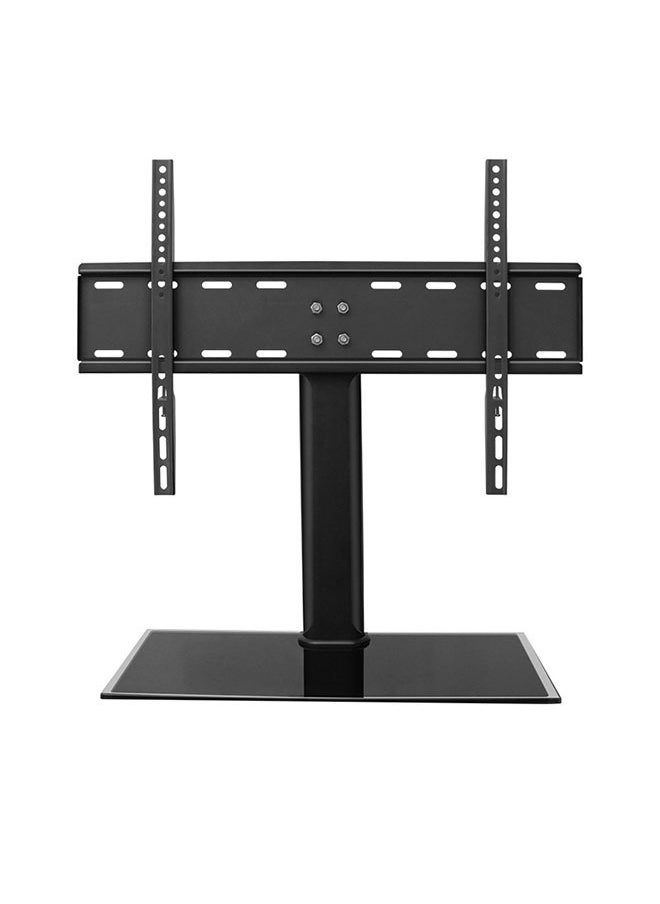 FlashHawk Universal TV Stand Table Bracket with Tempered Glass Base for 32-50 inch LCD LED TVs  - Image 1