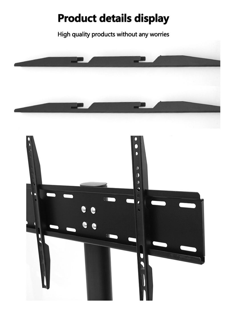 FlashHawk Universal TV Stand Table Bracket with Tempered Glass Base for 32-50 inch LCD LED TVs  - Image 5