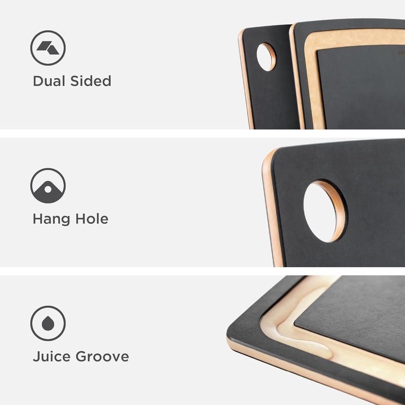 Epicurean Gourmet Series Cutting Board with Juice Groove 195Inch by 15Inch SlateNatural - Image 4