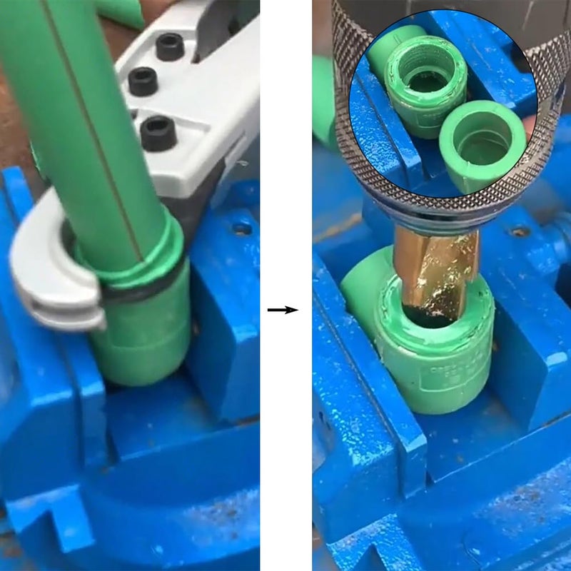 AUTOTOOLHOME 3Pack PPR Lifting Stepped Drill Bit Reamer Drill for Water Pipe Tube Repair Drill Connection Tool for 1/2" 3/4" 1inch Pipes 1/4 Hex Shank Quick Change - Image 5