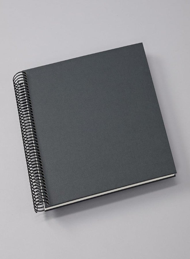Semikolon - Spiral Photo Album Medium with 40 Cream Pages, Lava Stone - Image 3