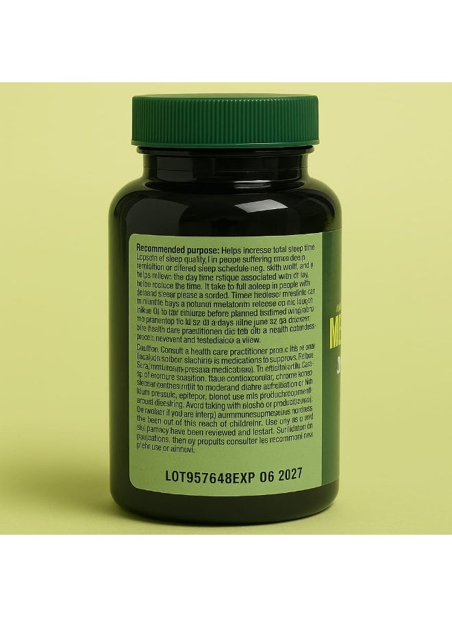 Ultimate Melatonin Quick And Extended Release Sleep Aid, 5mg 60 Tablets - Image 4