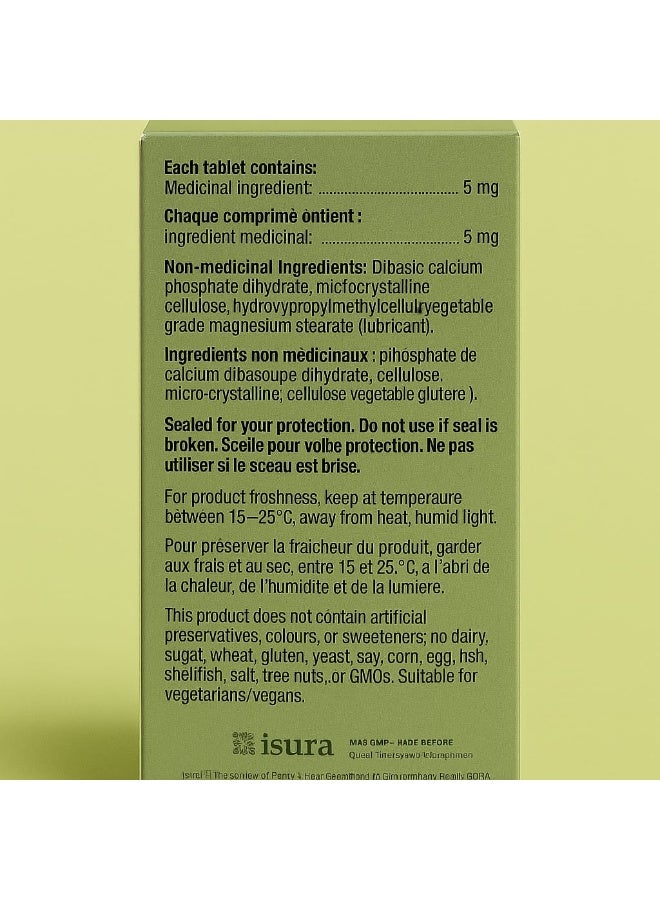 Ultimate Melatonin Quick And Extended Release Sleep Aid, 5mg 60 Tablets - Image 5