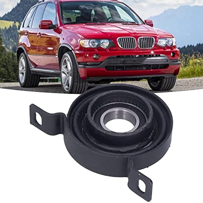 rayihni Driveshaft Support Bearing Propshaft Center Support Drive Shaft Bearing Mount Compatible with BMW E53 X5 30i 44i 46is 48is 26121229726 Replacement Assembly - Image 4