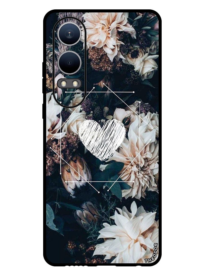 Theodor Protective Case Anti Scratch Shock Proof Bumper Cover For Oppo K12x (China) Heart In Center - Image 1