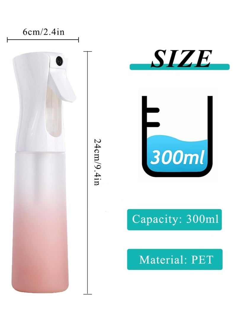 Arabest 300ml Pink Continuous Spray Bottle for Hair Styling, Plant Care, and Cleaning - Image 2