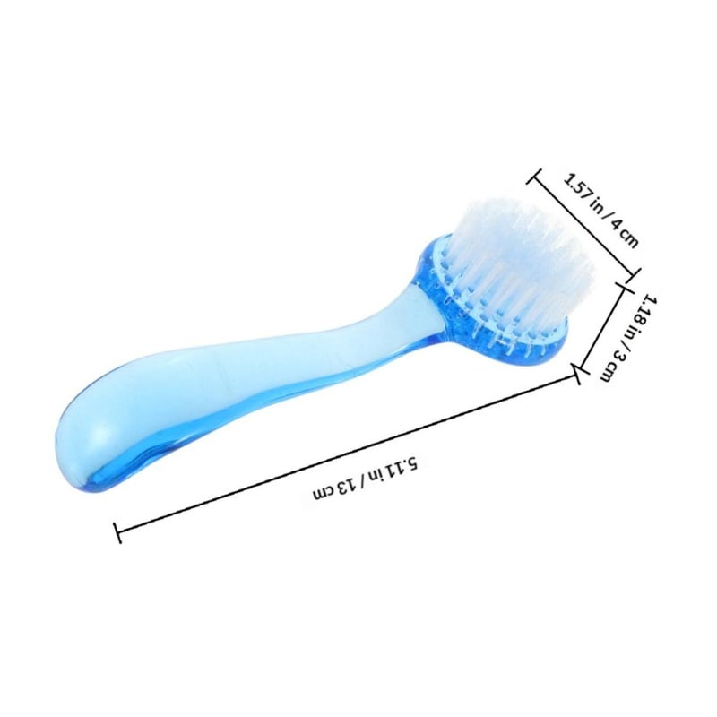 Large Blue Facial Exfoliator Brush 3 Pack Soft Bristle Deep Pore Cleansing Scrubber - Image 3