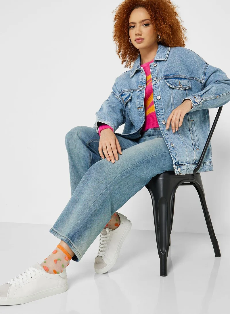 ONLY Pocket Detail Denim Jacket
