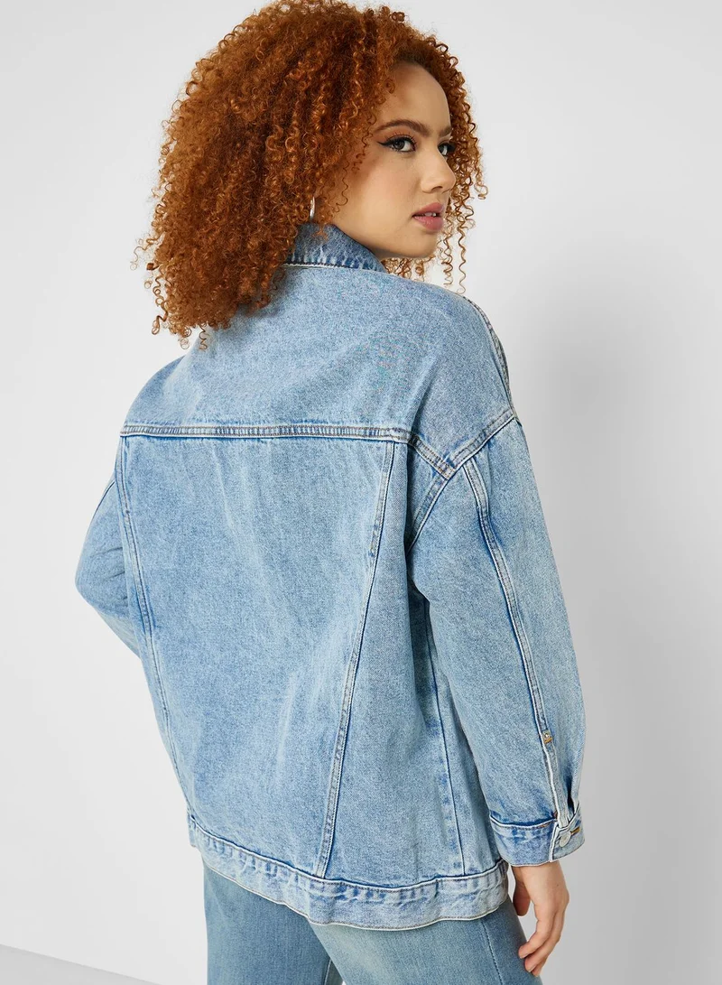ONLY Pocket Detail Denim Jacket