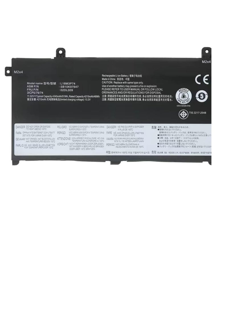 Replacement Battery for Lenovo L18M3P74 ThinkPad T490 T495 P43S T14 P14s L18M3P74 L18M3P73 L18L3P73 L18M4P73 L18M4P74 - Image 3