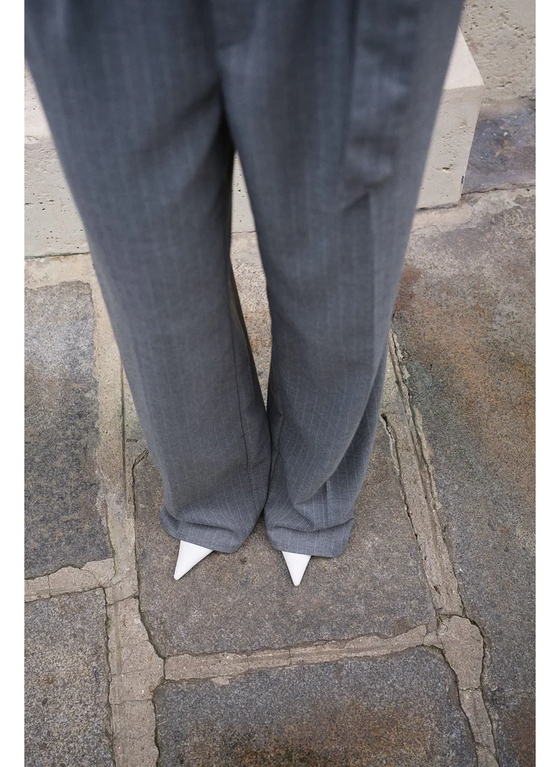 اتش اند ام Belted tailored trousers