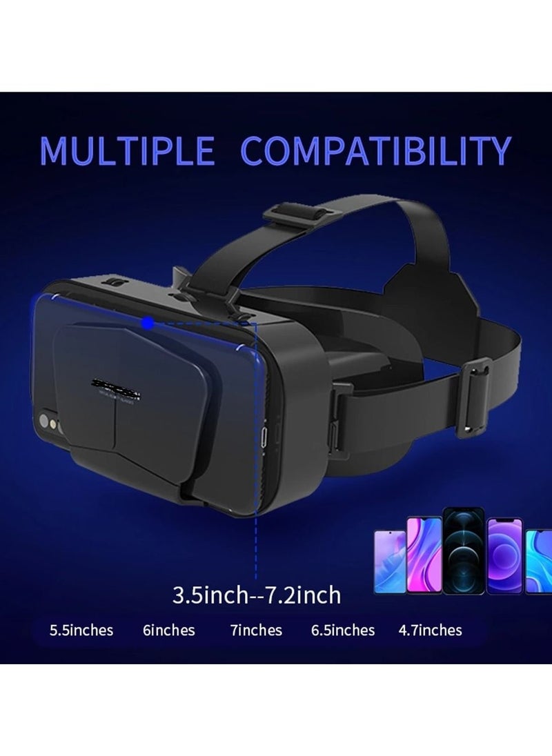 De Vani - VR Virtual Reality 3D Glasses for Smartphone, size 3.5 to 7.2 inch - Image 1