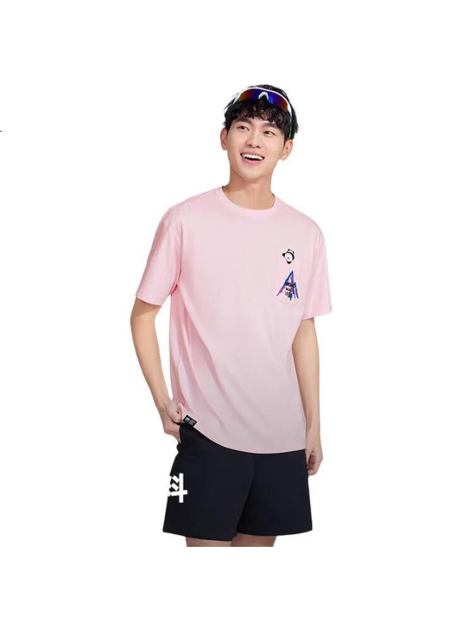 Panda Camel Series Outdoor T-Shirt Cotton Short Sleeve Men And Women Summer Sports Cool Feeling Quick-Drying Top K144, S - Image 3