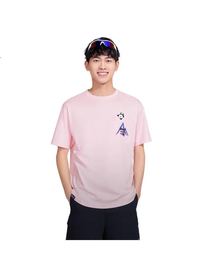 Panda Camel Series Outdoor T-Shirt Cotton Short Sleeve Men And Women Summer Sports Cool Feeling Quick-Drying Top K144, S - Image 2