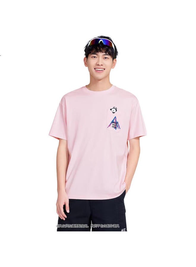 Panda Camel Series Outdoor T-Shirt Cotton Short Sleeve Men And Women Summer Sports Cool Feeling Quick-Drying Top K144, S - Image 1