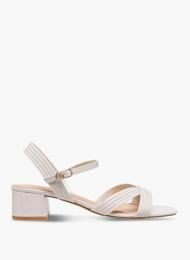 سيليست Women Block Heel Ankle Strap Sandals