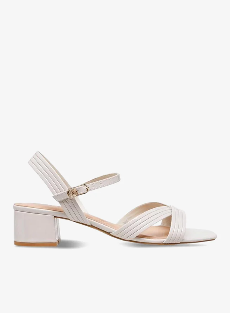 سيليست Women Block Heel Ankle Strap Sandals