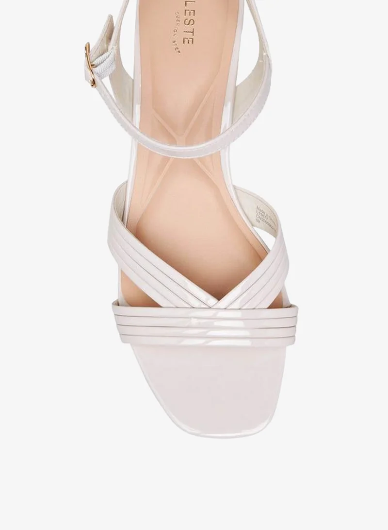 Celeste IVORY Women Block Heel Sandals for Women | Best Price UAE