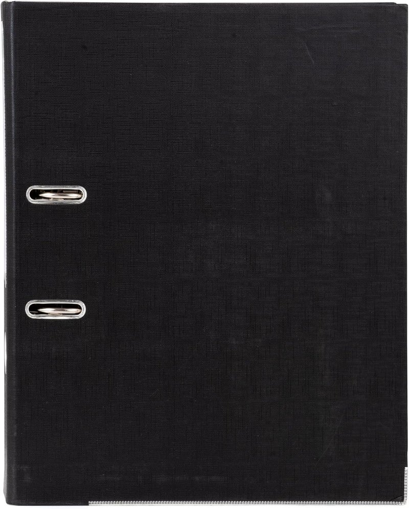 AL FAKHAMA Alba Rado Plastic Heavy Duty Lever Arch File - Foolscap Size (8 CM / 3 Inch) - Black Box File with Internal Pocket, Pack of 5 - Image 4