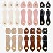 Koceci 15 PCS Leather Snap Buckles Button Closures Sew On Leather Purse Hardware for Bag Making Snap Buttons for Leather Fasteners Colorful - Image 2