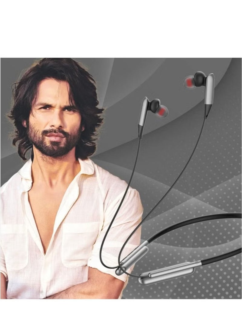 TIGER - 40 Hours Music Time Wireless Neckband with Mic – Bluetooth Headset, Long Battery Life, Comfortable Fit, Deep Bass Sound, Hands-Free Calls, Sweatproof, Noise Isolation, Compatible with iPhone, Android, and More - Image 1
