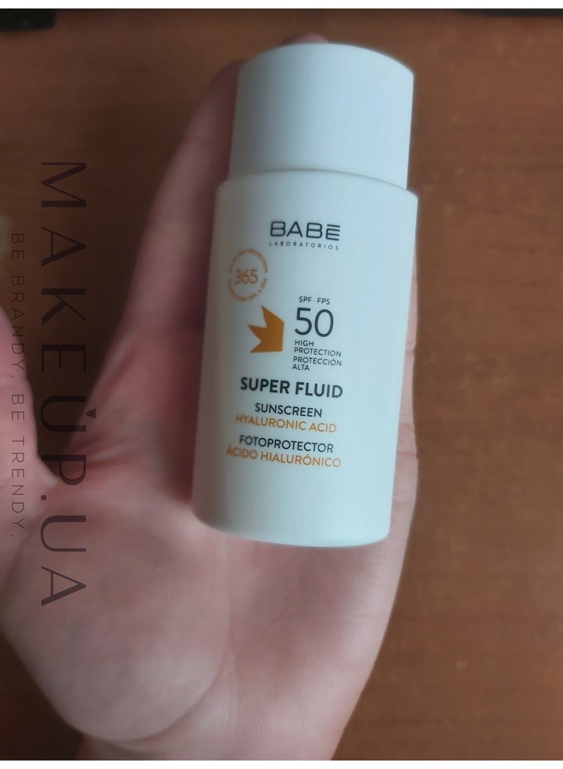 Babe Babé Super Fluid Mattifying Sunscreen SPF50 - Image 2
