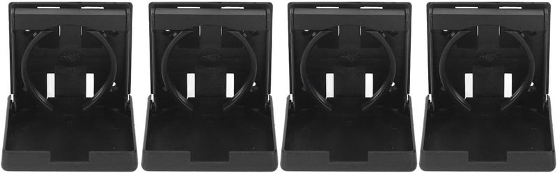 ZJchao Car Cup Holder, 4PCS Wall Cup Holder Truck Adjustable for RV Car Ship Vertical Or Wall Mounting (Black) - Image 5