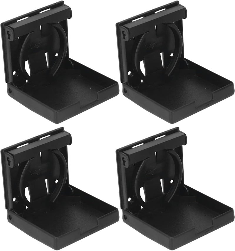 ZJchao Car Cup Holder, 4PCS Wall Cup Holder Truck Adjustable for RV Car Ship Vertical Or Wall Mounting (Black) - Image 2