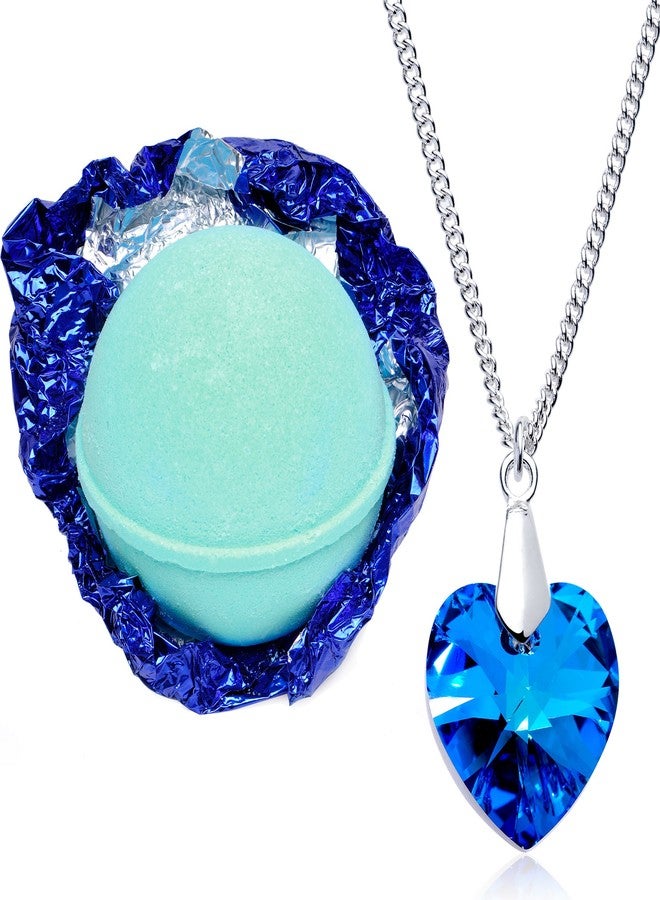 Jackpot Candles Tranquil Serenity Bath Bomb with Necklace Created with Crystal Extra Large 10 oz. Made in USA - Image 4