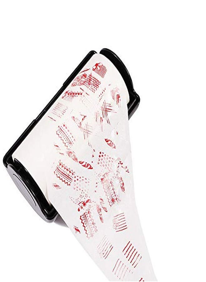 LiBiuty Nail Stamper Clean Sticker Black Nail Stamping Gel Remover Paper Nail Art Stamper Pattern Removal Tool Nail Paper Nail Manicure Accessories For Nail Stamper  - Image 1
