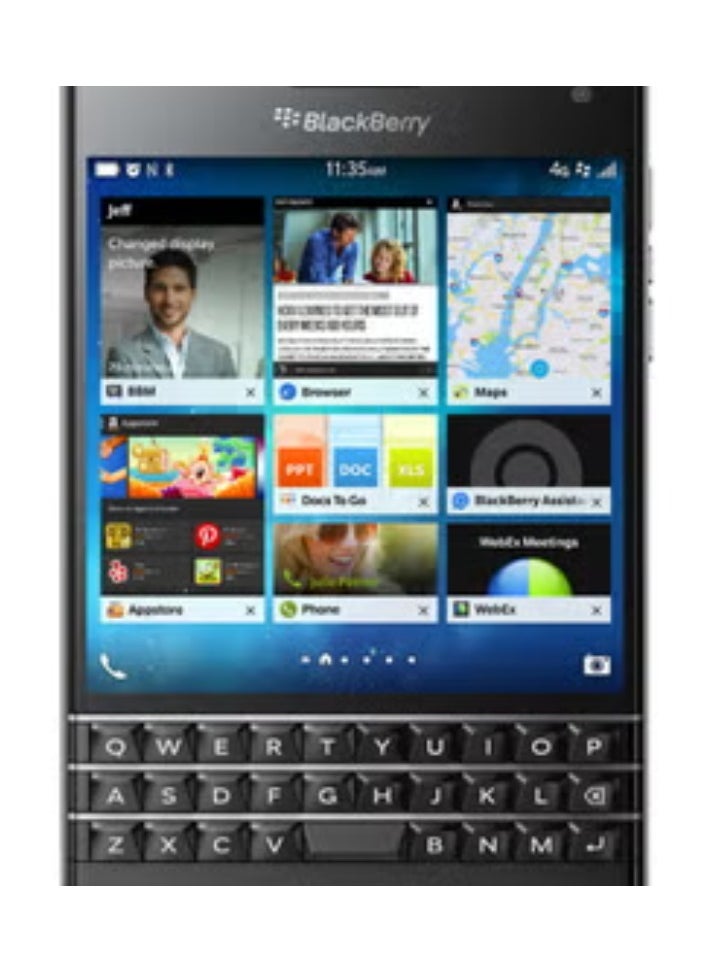 BlackBerry - Passport Black 32GB 4G LTE - Image 1