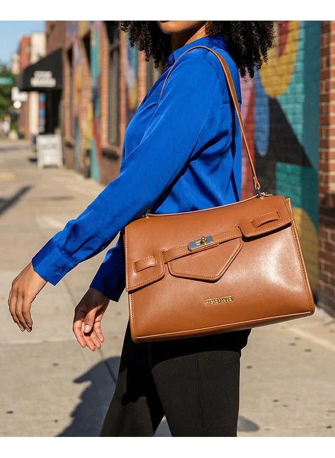 Steve Madden 907279 Brown Women's Shoulder Bag