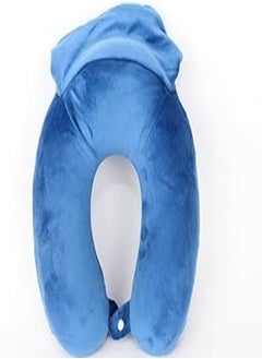 Generic Comfy Neck Support Soft Memory Foam Large Travel Neck Pillow U-Shape For Car, Travel, Office,Airplane and Gifts - Blue