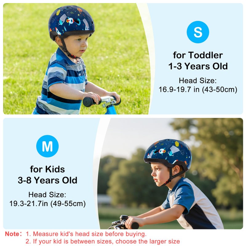 Lemmeko Toddler Helmet, Baby Infant Kids Bike Helmet for Kids Age 1-3/2-4/3-5/5-8 Adjustable Toddler Bike Helmets for Boys Girls for Scooter Skateboard Cycling - Image 2