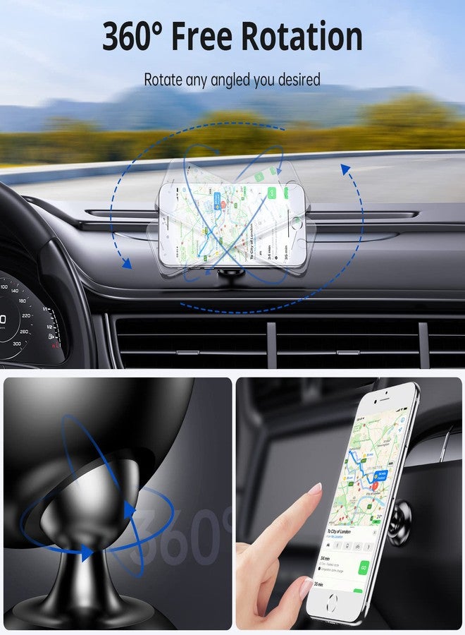 Syncwire Magnetic Car Phone Holder for Dashboard, Cell Phone Car Kits, 360° Adjustable Magnet Cell Phone Mount Compatible with iPhone, Samsung, LG, GPS, Mini Tablet and More - Image 3