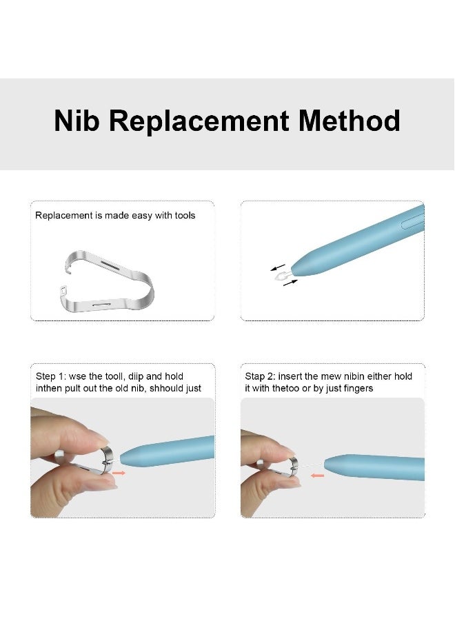 Stylus Pen for Samsung Galaxy Tab S6 Lite/S7 FE /S7+/S8/S8+, Galaxy Note 20, Note 20 Ultra 5G, with 4096 Pressure Sensitivity (Light Blue)