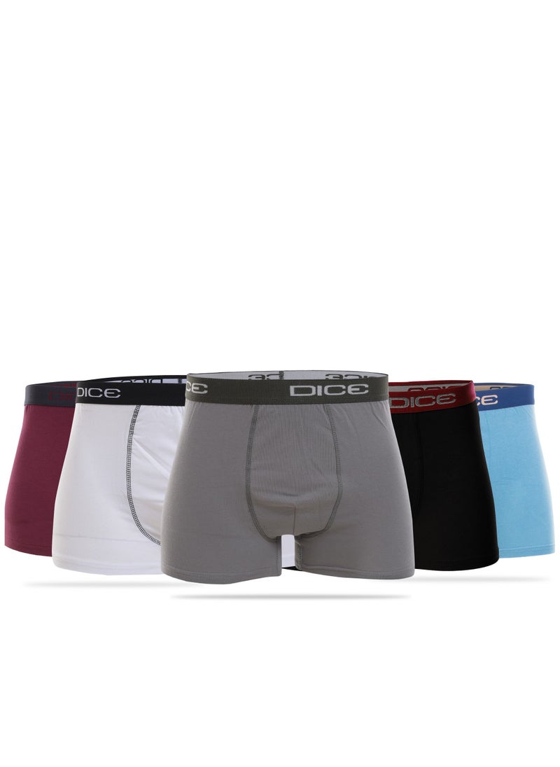 DICE - Bundle Of Five Men Boxers - Image 1