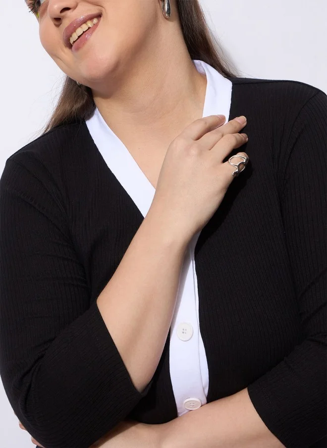 ساسافراس Black Sheath Dress for Women